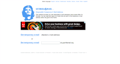 Desktop Screenshot of guerillamail.org